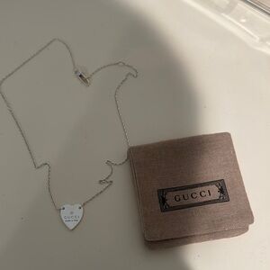 Gucci heart necklace 100% authentic
